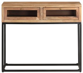 vidaXL Τραπέζι Κονσόλα 90 x 35 x 76 εκ. από Μασίφ Ξύλο Ακακίας