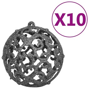 vidaXL Χριστουγεννιάτικο Δέντρο Τεχνητό LED/Μπάλες Κόκκινο 240 εκ. PVC