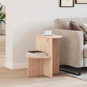 vidaXL Τραπεζάκι Πλευράς Φυσικό 50 x 40 x 50 εκ Μασίφ ξύλο πεύκου