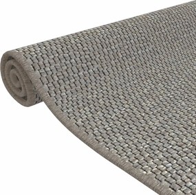 vidaXL Χαλί Διάδρομος Εμφάνιση Σιζάλ Ασημί 50 x 100 εκ.