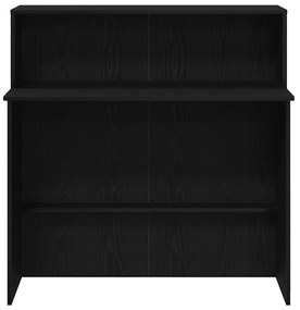 vidaXL Γραφείο υποδοχής Μαύρο 100x50x103,5 cm Κατασκευασμένο ξύλο