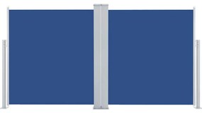 vidaXL Σκίαστρο Πλαϊνό Συρόμενο Μπλε 100 x 600 εκ.