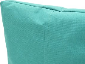 Πουφ πολυθρόνα Norm PRO pakoworld υφασμάτινο αδιάβροχο πετρόλ