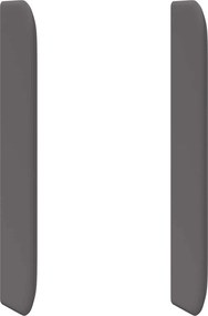 vidaXL Αυτί Κεφαλής Γκρι 80 x 16 x 4 εκ. PVC