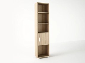 Intrahome Βιβλιοθήκη σε χρώμα δρυς 40x30x180 Intrahomesa-00652315