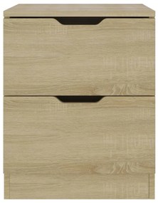 vidaXL Κομοδίνο Χρώμα Sonoma Δρυς 40 x 40 x 50 εκ. από Μοριοσανίδα
