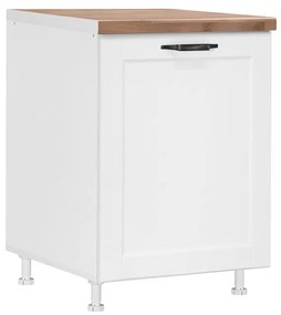 MATIS Επιδαπέδιο ντουλάπι με 1 πόρτα κουζίνας CONTEMPO D60 1V Λευκό 60x60x85εκ. MATISKD601V66