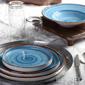 Πιάτο Φαγητού Ρηχό (Φ21) Espiel Terra Blue Step TLF132K6