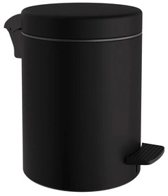 Κάδος Απορριμμάτων Μπάνιου (Φ23x32) Pam &amp; Co 8lt 500 Black Matte