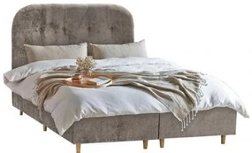 ΔΙΠΛΟ ΚΡΕΒΑΤΙ Fylliana New Amsterdam ΜΠΕΖ ΧΡΩΜΑ ΥΦΑΣΜΑΤΟΣ 160x208x124εκ (160x200) 831-225-981