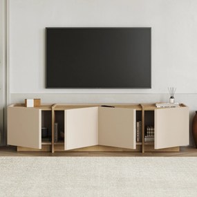 Έπιπλο Τηλεόρασης Βιζόν / Sapphire Δρυς FLOMU 180x35x46