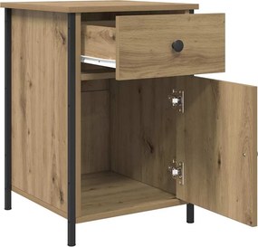 vidaXL Κομοδίνο Artisan Oak 40 x 42 x 60 εκ. Επεξεργασμένο ξύλο