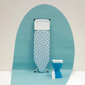 Σιδερώστρα Brabantia C 124x45cm 7 θέσεις ρύθμισης, βάση γεννήτριας ατμού, Ανοιχτό μπλε