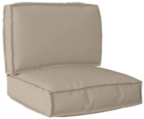 vidaXL Σετ Μαξιλαριών Πάγου 2 pcs Taupe 60 x 60 x 12 cm Ύφασμα Oxford