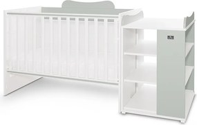 BED MULTI 190/72 COLOUR WHITE/MILKY GREEN