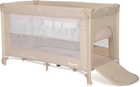 BABY COT NOEMI 2 LAYER FOG BEIGE STAR