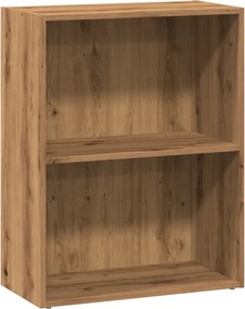 vidaXL Βιβλιοθήκη Αρτισιανή Δρυς 60x30x77 εκ. από Επεξεργασμένο Ξύλο