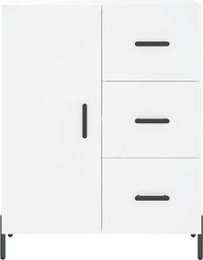 vidaXL Ντουλάπι Λευκό 69,5 x 34 x 90 εκ. από Επεξεργασμένο Ξύλο