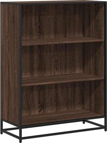 vidaXL Βιβλιοθήκη Καφέ Δρυς 80,5x35x107,5 εκ. Επεξεργασμένο Ξύλο