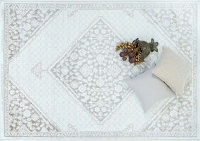 Χαλί Διαδρόμου (80x150) Ezzo Veneto D309A1W Cream