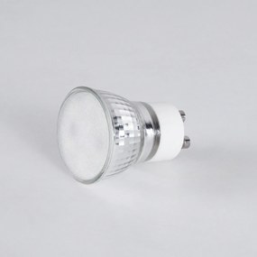 GloboStar 76008 Σποτ LED GU10 MR11 4W 360lm 120° AC 85-265V με Λευκό Γαλακτερό Γυαλί Θερμό Λευκό 2700K - 2 Χρόνια Εγγύηση