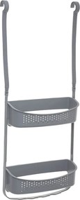 Ραφιέρα Μπάνιου Διπλή (31.5x11x70) F-V Grey 160922B