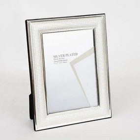 Κορνίζα Μεταλλική Επάργυρη 756-10033 13x18cm Silver Estheti Home Metal