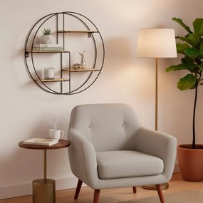 Ράφι παλτών Max Home Σίδερο Ξύλο MDF (4 Μονάδες)