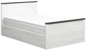 Κρεβάτι Boston CG132, Μονόκλινο, Γκρι, 120x200, Πλαστικοποιημένη μοριοσανίδα, 130x207x95cm, 64 kg | Epipla1.gr
