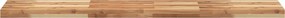 vidaXL Ράφι Κρεμαστό 140x30x4 εκ. Φινίρισμα Λαδιού Μασίφ Ακακία