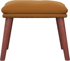 vidaXL Υποπόδιο Καφέ 45x29,5x35 εκ. Βελούδινο