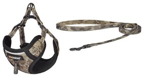 Dog set Dogness harness and leash (Camo)