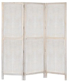 Παραβάν DKD Home Decor Λευκό Ξύλο από Μάνγκο Ξύλο MDF 150 x 2 x 180 cm