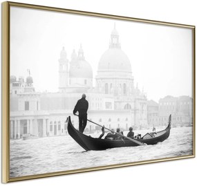 Αφίσα - Symbols of Venice - 90x60 - Χρυσό - Χωρίς πασπαρτού