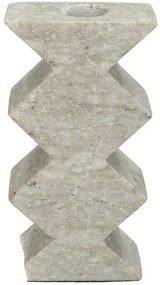 Κηροπήγιο ArteLibre Μπεζ Μάρμαρο 8x4x15.5cm-05153821