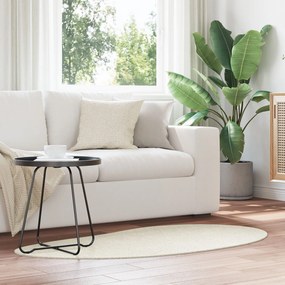 vidaXL Χαλιά χώρου Κρεμ 80x150 εκ. Πολυεσέστερ Αντιολισθητικό