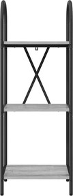 vidaXL Ράφι Βιβλίων 3 επιπέδων 40 x 30 x 109 εκ Επεξεργασμένο ξύλο