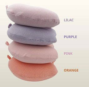 Μαξιλαράκι Ταξιδίου Memory Foam Σχήμα Πέταλο - Μωβ