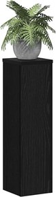 vidaXL Βάση φυτών 2 pcs Μαύρη Οξυά 17 x 17 x 60 cm Επεξεργασμένο ξύλο