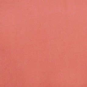 vidaXL Υποπόδιο Ροζ 60x60x36 εκ. Βελούδινο