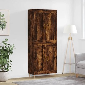 vidaXL Ντουλάπι Καπνιστή Δρυς 69,5x34x180 εκ. από Επεξεργασμένο Ξύλο