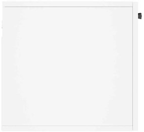 vidaXL Ντουλάπι Τοίχου Λευκό 60 x 36,5 x 35 εκ. από Επεξεργασμένο Ξύλο