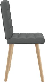vidaXL Καρέκλες Τραπεζαρίας 6 τεμ Σκ. Γκρι Υφασμάτινες