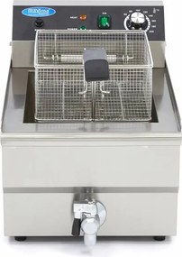 Deep Fryer - 16L - 1 Basket - with Drain Tap