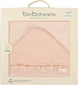 Βρεφική Κάπα Μπουρνούζι Hands Free Stone Washed Saumone 100x100cm.