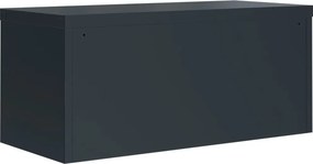 vidaXL Αρχειοθήκη Ανθρακί 90 x 40 x 220 εκ. Ατσάλινη