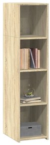 vidaXL Ντουλάπι Sonoma Δρυς 30x41x124 εκ. από Επεξεργασμένο Ξύλο