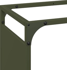 vidaXL Ράφι Καυσόξυλων 44x28x90 εκ. Χάλυβας ψυχρής έλασης