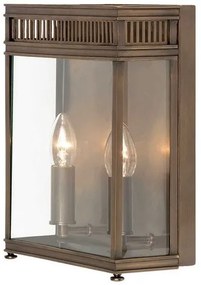 Φανάρι Απλίκα Φωτιστικό Τοίχου 2xE14 IP44 31cm Holborn Elstead Lighting-HL7-M-DB-Μπρονζέ HL7-M-DB