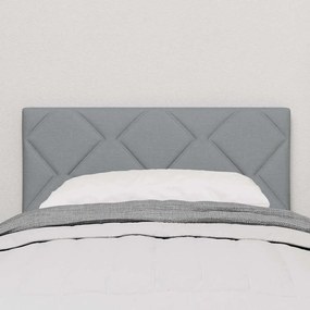 vidaXL Υφασμάτινο Κεφαλάρι Geometric Ανοιχτό γκρι 80 cm ύφασμα